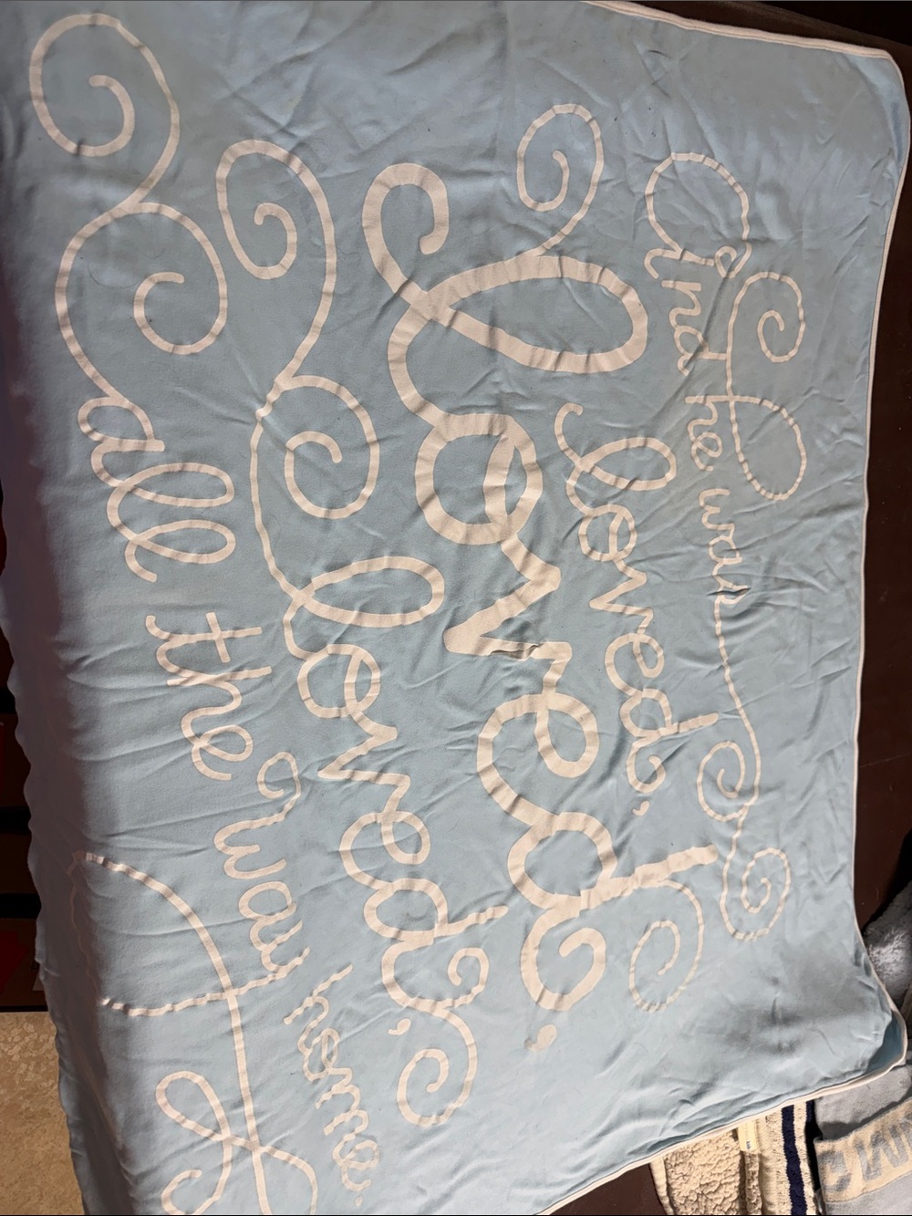 Hallmark baby blanket